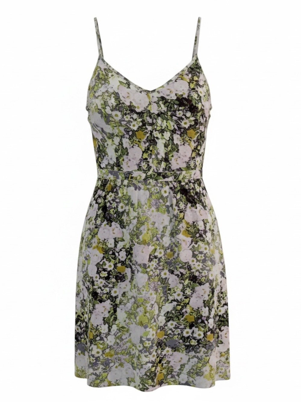 Madewell 100% Silk Purple Floral Dress Size 2 Romantic Cottagecore Coquette